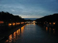 The Tiber, twilight