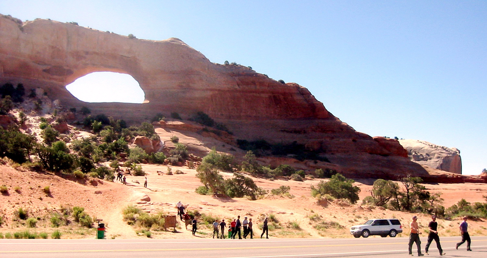 Hole in the rock near Moab, Utah