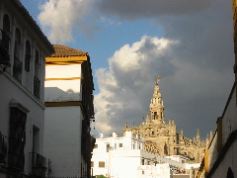 Seville: Giralda and sky