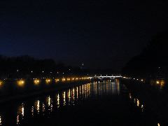 ...and the Tiber at twilight