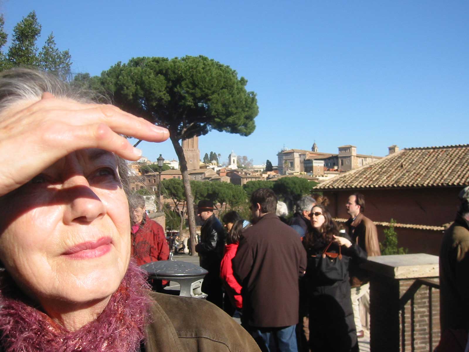 Lindsey in Rome, January 2004